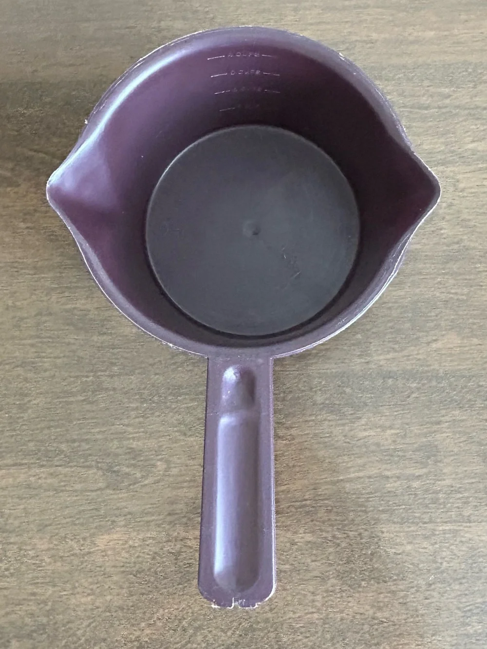 PAMPERED CHEF BROWN 1 QT MICRO-COOKER STEAMER WITH HANDLE & STRAINER LID ~ USA